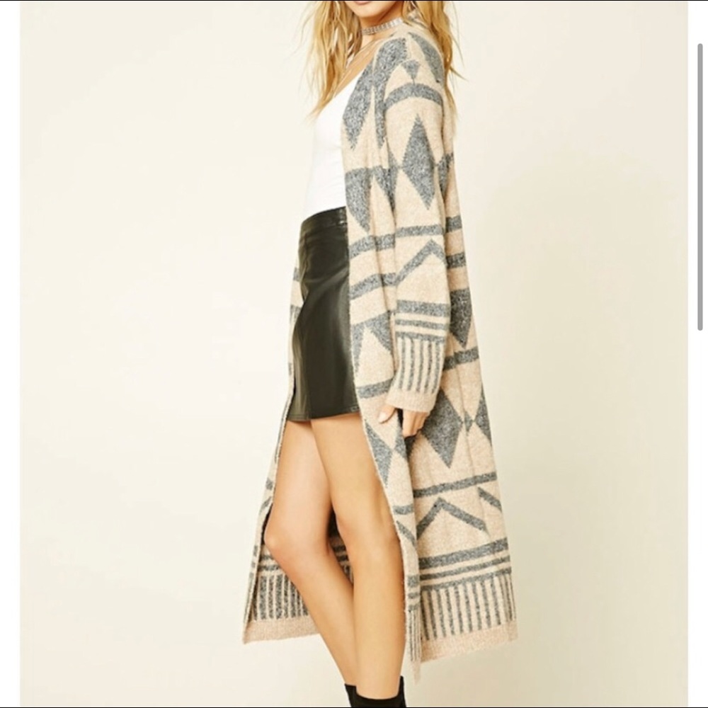 Chunky maxi cardigan